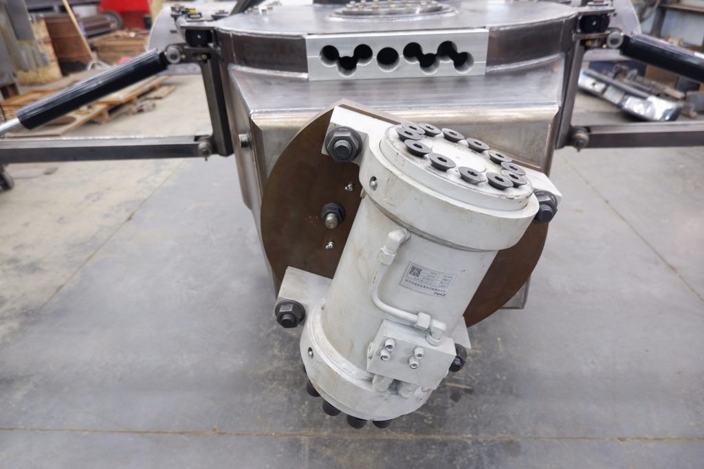 Custom fabrication done on a new piece of equipment that's being invented
