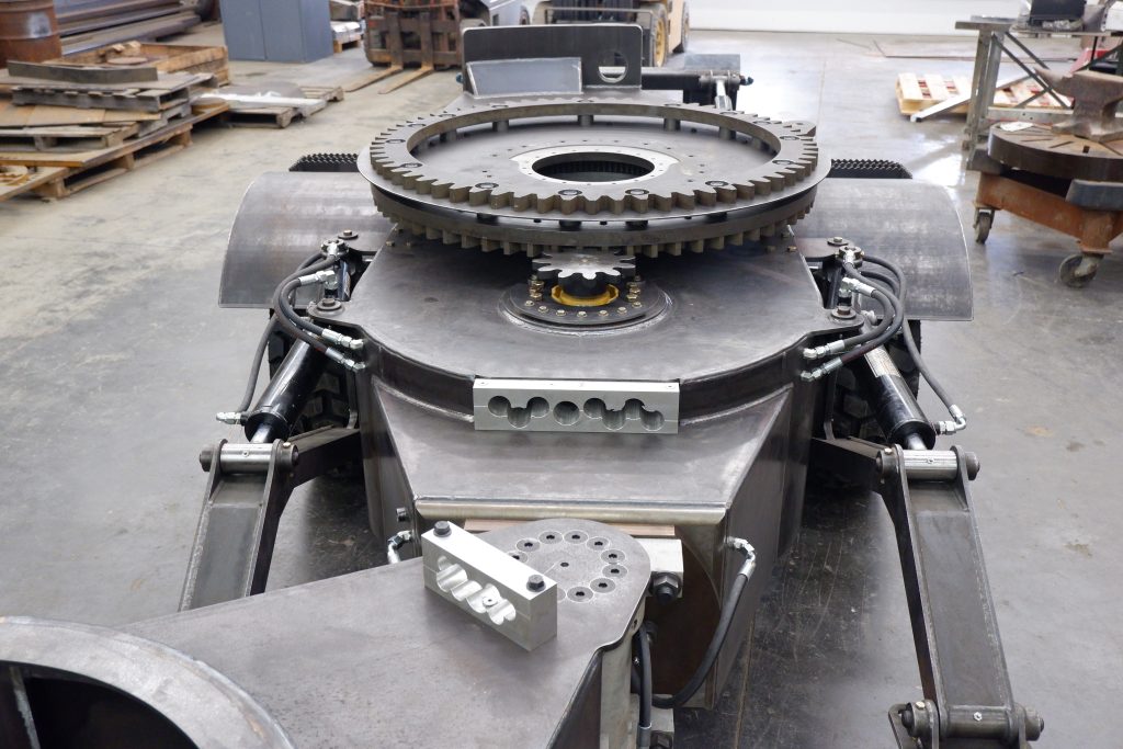 Beginning stages of prototype assemble of the new FlexGvator.