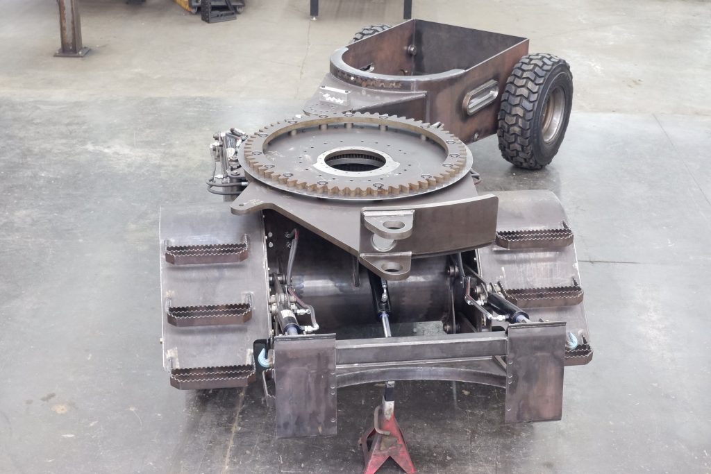 Beginning stages of prototype assemble of the new FlexGvator.
