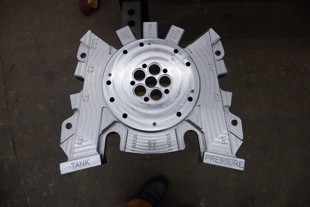 Custom Fabrication piece with engraved labels