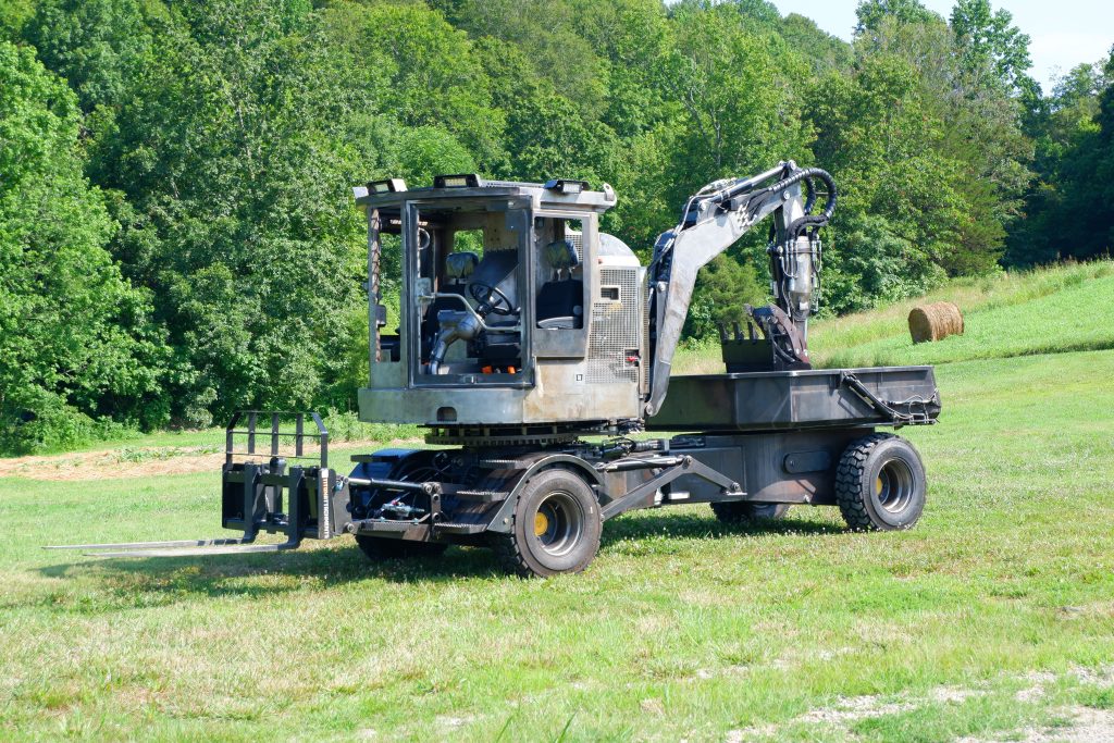 FlexGvator prototype before being painted